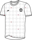 Nike - Nike Manchester United Short Sleeve Tee - White/Black