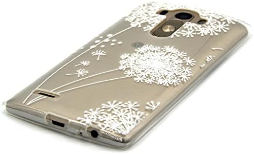 LG G4 Case,Utang Emboss Colored Drawing TPU Case Skin Gel Protective Cover Case for LG G4,Dandelion