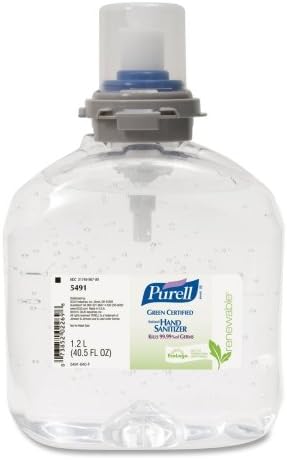 Wholesale CASE of 10 - GOJO PURELL Gel Instant Hand Sanitizer Refill -Purell Refill Dispenser, Gel, TFX 1200ML, Clear