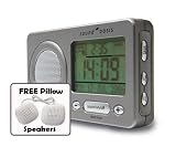 Sound Oasis Travel Therapy White Noise Machine Alarm With FREE Pillow Speakers