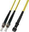 10M Singlemode Duplex Fiber Optic Cable (9/125) - MTRJ to ST