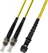 10M Singlemode Duplex Fiber Optic Cable (9/125) - MTRJ to ST
