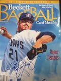 Signed Clemens, Roger (Toronto Blue Jays) Beckett Magazine 12/1997