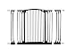 Dreambaby Extra Tall Pressure Mount Hallway Gate with Extensions, Black