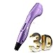 Samto 3D Pen Version 3 for 3D Drawing, Printing and Doodling with LCD Screen (Purple Metallic)