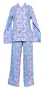 Frankie and Johnny HULA Womans Cotton Lounger Pajama, S