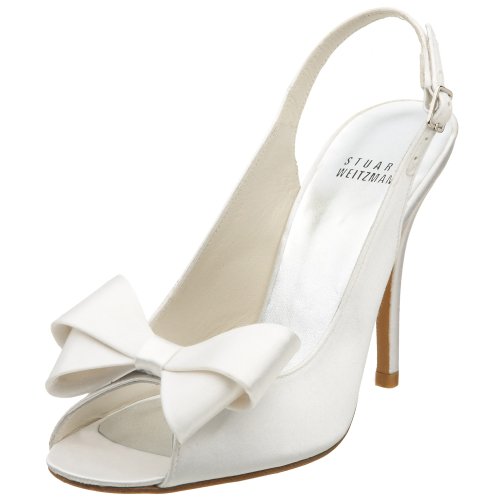 Stuart Weitzman Women's Jumbo Slingback Peep Toe Pump