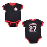 MLB Texas Rangers Kinsler #5 Baby / Infant One-Piece Bodysuit / Romper / Onesie - Blue (Size: 6-9)
