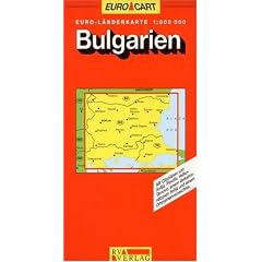 RV Euro-L�nderkarte 1:800 000 Bulgarien