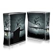 Flying Tree Black Design Protector Skin Decal Sticker for Xbox 360 S Game Console Full Body