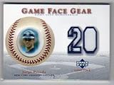 2003 Upper Deck Game Face Jorge Posada Game Used Jersey Baseball Card