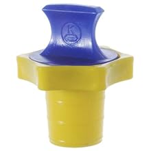 Kimble Kimax 28160R-16 HDPE Linear Stopper, 16 Size (Case of 6)