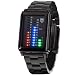 Detomaso Spacy Timeline Stainless Steel - G-30723B - Montre Homme - LED - Acier inoxydable laqu� noir