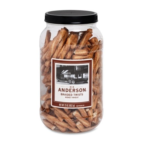 Anderson Bakery Pretzel Braids, Honey Wheat, 23-oz.