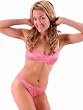 Bikini Swimsuit UjENA Checked Red White Medium