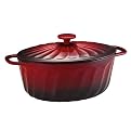 Paula Deen 5 Qt. Covered Oval Casserole Multiple Colors Available
