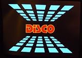 Leucht-Effekt-T-Shirt schwarz-disco Gr. L [7100]
