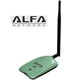 ALFA AWUS036NH 2W 2000mW Long-Rang USB Wireless N 802.11n WiFi Network Adapter+Mount+5dBi Antenna