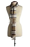 Del Rossa New 100% Silk Winter Neck Scarf Wrap (A0239C01-silk-scarf)