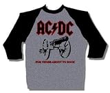 AC/DC Jersey - AC/DC For those about to Rock Baseball Jersey