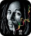 Bob Marley - With Rasta Smoke - Sticker / Decal