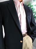 Ralph Lauren Navy Wool Blazer