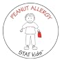 STAT KIDS Allergy Alert Stickers, Peanut Allergy (Pack of 3)