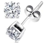 2.00 Carat Cubic Zirconia Earrings. S...