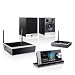 Image of 2Raumfeld CS Wireless Audio-Streaming Lausprecher Set mit HiFi-Sound - Schwarz