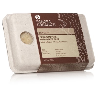 Pangea Organics Canadian Pine with White Sage 105g/3.75oz Bar Soap