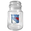 New York Rangers NHL 31oz Glass Candy Jar by Great American Products