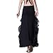 ZLTdream Women's Belly Dance Side-Opening Skirt
