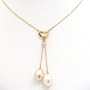 14K Pearl and Diamond Necklace