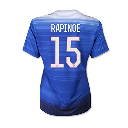 Nike RAPINOE #15 USA Away Soccer Jersey Women's 2015/2016 3 Stars