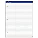 Double Sheets Pad, Law Rule, 8 1/2 x 11 3/4, White, 100 Sheets (27 Pads)