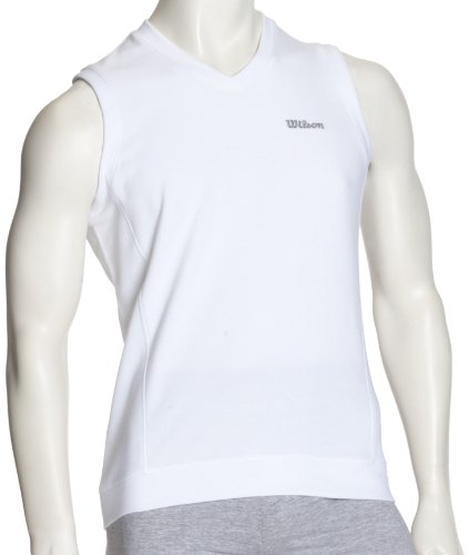 Wilson Herren Pullunder, wei&szlig;, XXL, WRE114620XXL