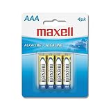 MAXELL 723841 AAA Battery 4-pk