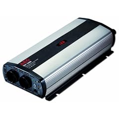 AEG 97121 Sinus-Spannungswandler SW 1000 Watt, 12 Volt auf 230 Volt, mit LCD-Display, USB Ladebuchse, Fernsteuerungsmodul und Batteriew�chterfunktion