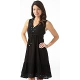 Palm Island Crochet Trim Tie Front Cover Up