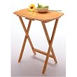 Set of 4 Single Oversized TV Tables, Oblong in Honey By Winsome Furniture