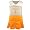 adidas Tennessee Volunteers Orange Juvenile Two-Piece Cheerleader Dress