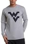 West Virginia Mountaineers Athletic Oxford Long Sleeve T-Shirt (Large, Athletic Oxford)