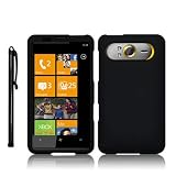 HARDSKIN HÜLLE FÜR HTC HD7 IN SCHWARZ + STYLUS STIFT