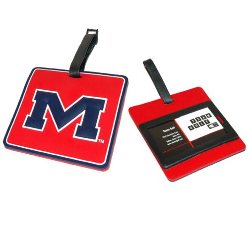 Mississippi Rebels PVC Bag/Luggage Tag from Team Golf