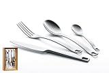 Esmeyer 199-290 Tanja Cutlery Set 18/0 on Cutlery Stand 16 Pieces