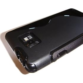 Xcessor S Line Wave Design Gel Case �tui Pour Samsung Galaxy S2 i9100. Qualit� Sup�rieure Avec Style. Noir