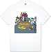 Beatles Yellow Submarine Album Cover white t-Shirt (Medium)