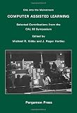 Computer assisted learning : selected contributions from the CAL93 Symposium, 5-8 April 1993, University of York