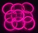 Lumistick 8 Inch 100 Glow Sticks Bulk Party Favors with Connectors | Light Sticks Neon Party Glow Necklaces and Glow Bracelets | Glow in The Dark Party Supplies (Pink, 100 Glow Sticks)