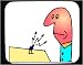 Decorated Mouse Pad with man, bug, human, body, insect, individuals, individual, pers...